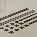 Various Metal Floor Drain Covers And Long Strip Drainage Fixtures For Bathroom