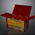 Open Red Explosive Weapon Box Containing VIMR12 SUPERDECK Detonators And Labels