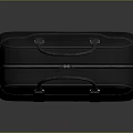 Black Canvas Handbag With Cross Straps Design And Top Handles For Daily Use