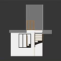 Modern Spiral Staircase Design With Wooden Railings And White Walls Connecting Floors