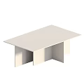 Modern Amber Transparent Coffee Table With Geometric Stacked Panel Design