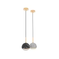 Modern Pendant Lights With Black White Marble Texture And Gold Frame Contemporary Design