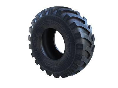 Heavy Duty Tire With Deep Tread Rugged Design Reinforced Structure And Durable Rubber Compound 3d model