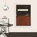 abstract decorative painting 3d model
