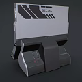 Synthesizer Tuner Mixer Distribution Box Central Control Distribution Cabinet Controller Console Main Console Low Face Number Low Mold Simple Mold Video Level Realism 3d model