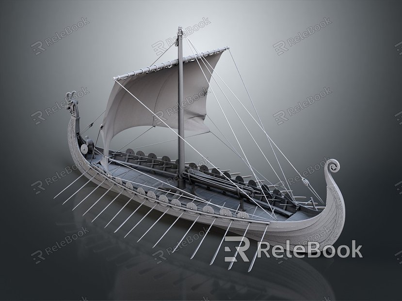 Chinese-style ship ancient ship ancient warship large ancient ship ancient warship model