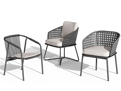 modern outdoor chair 3d model