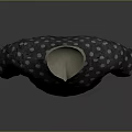 Stylish Polka Dot T shirt with V Neck and Short Sleeves Design