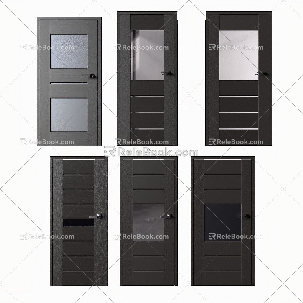 Interior doors of the Inovo series 3d model