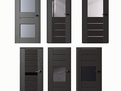 Interior doors of the Inovo series 3d model