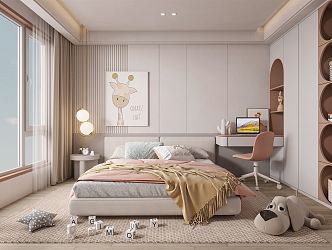 Modern Children's Room 3d model