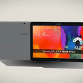 Samsung Galaxy Note Pro Tablet with Colorful Display 1245 Time and 12 Degrees Celsius Temperature