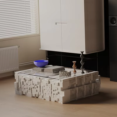 Modern coffee table 3d model