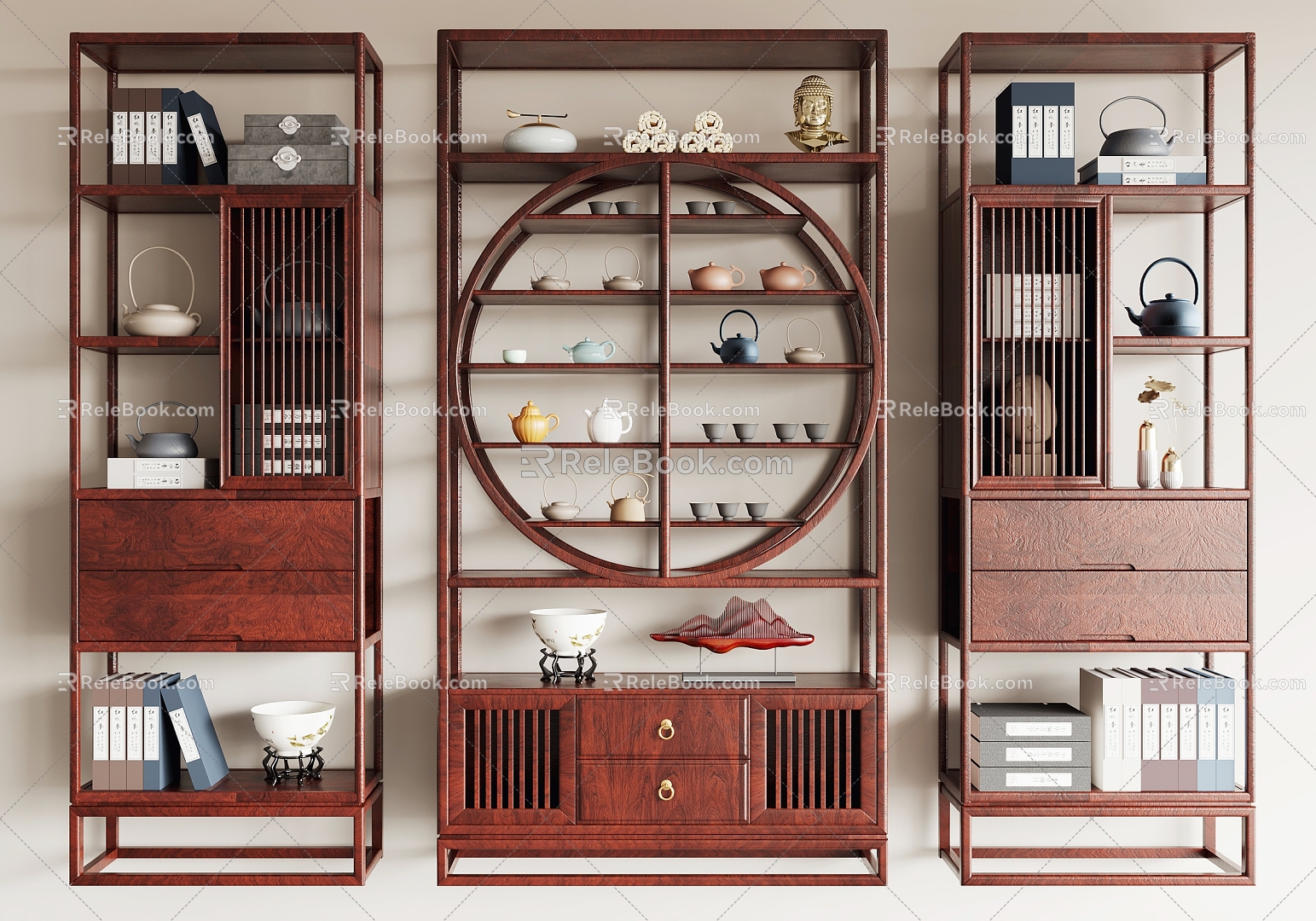 New Chinese Antique Rack 3d model