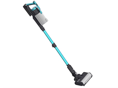Cordless Stick Vacuum Cleaner Blue And Black Design Lightweight And Versatile For Home Cleaning 3d model
