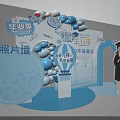 Graduation Season Event Setup With Photo Wall Graduate Silhouettes And Bachelor Caps
