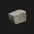 Natural Stone And Wood Blocks With Rough Surface Texture For Decorative Use 3d model