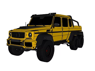 Hyundai Mercedes-Benz Babos Cars 3d model