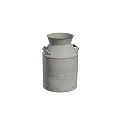 Vintage Metal Milk Can Decorative Ornament for Home Decor Accent Piece