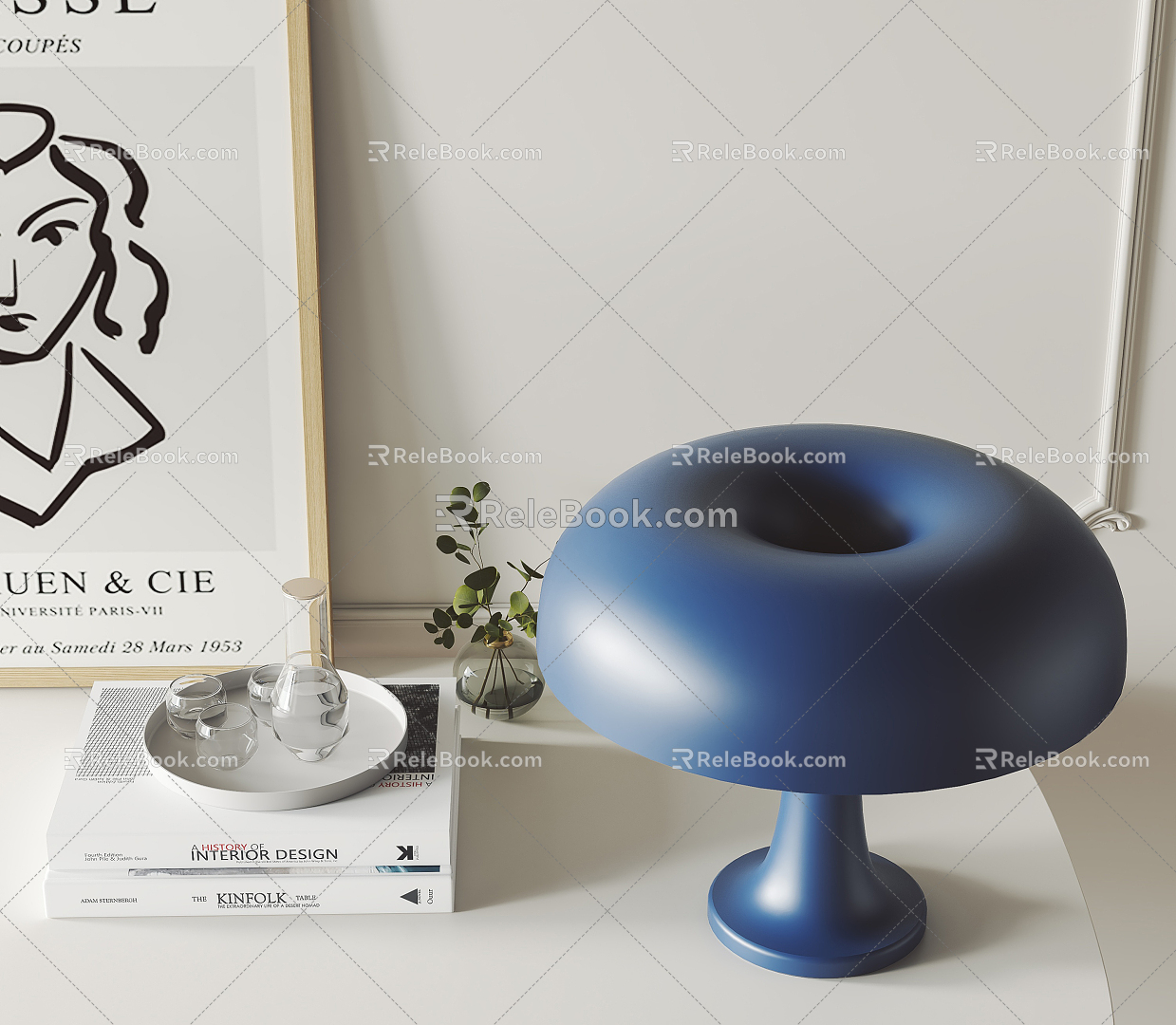 Modern table lamp model