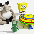 Modern Toys 3d model