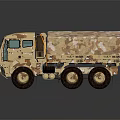Military Camouflage Cargo Truck 6x6 Wheel Drive Heavy Duty Transport