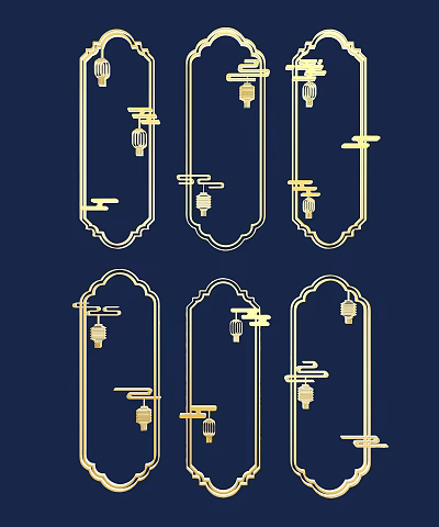 Pane Window Flower Pane Hollow Pane Carved Pane Frame Art Frame 77 3d model