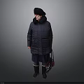 Warm Winter Living Essentials Including Quilted Coat Hat Scarf Bag And Boots