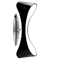 Modern Curved Black Silver Metal Wall Lamp For Indoor Home Decor Lighting