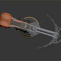 Crossbow Mechanical Crossbow Shift Bow and Arrow Shoot Far Equipment Weapons High-tech Crossbow 3d model