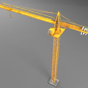 tower crane tower crane 3d model