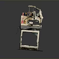 Bench Drill Vertical Drilling Machine Vertical Bench Drilling Machine Tools Hardware Tools Processing Tools Furniture 3d model