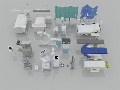 Modern Medical Equipment 3d model