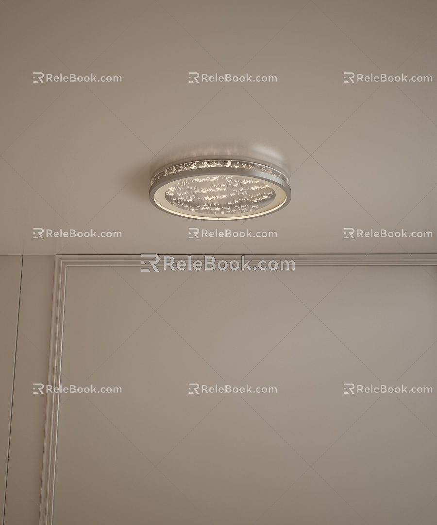 Simple ceiling lamp 3d model