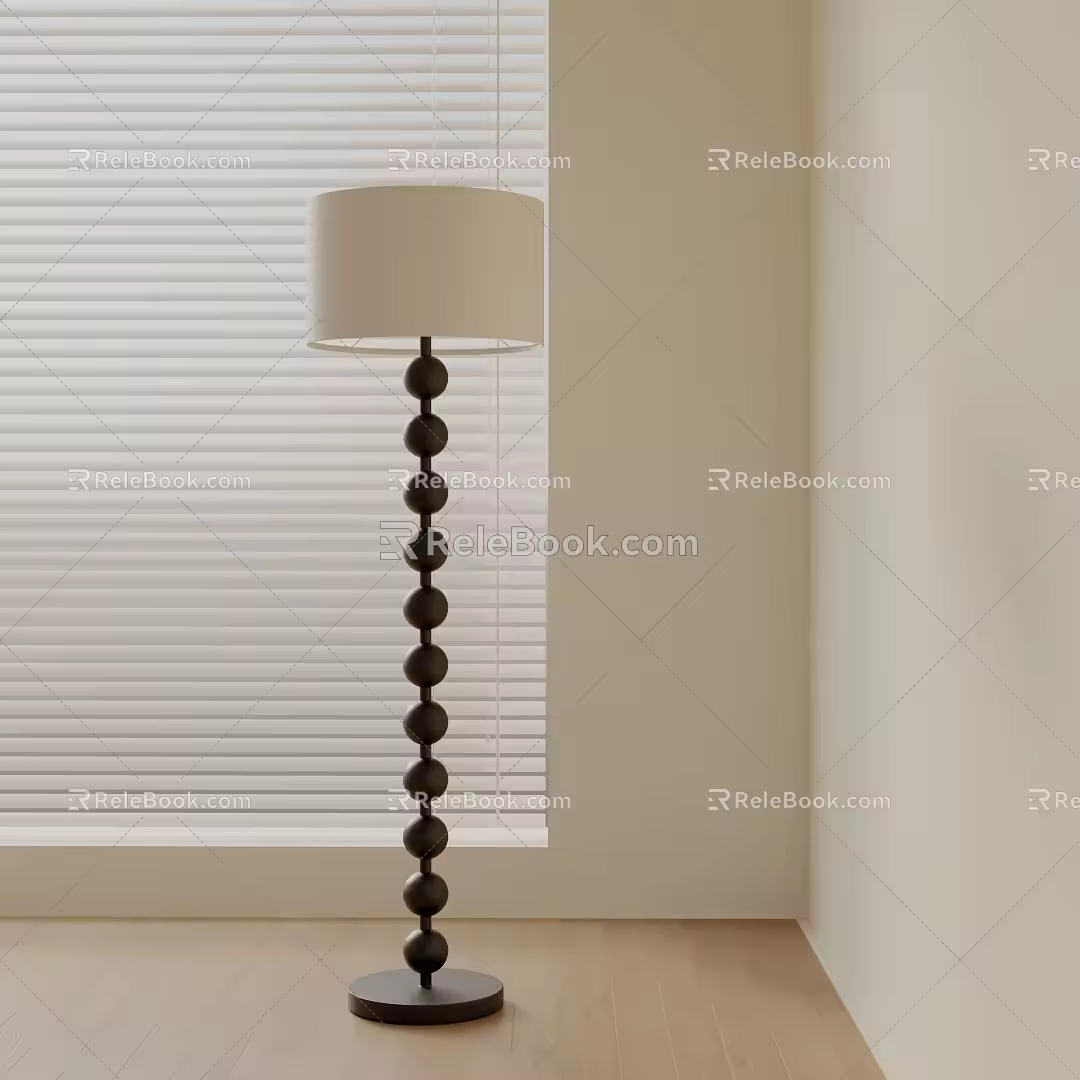 Modern floor lamp 3d model
