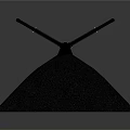 White Softbox on Black Tripod Stand for Photography Lighting in Dark Gray Background