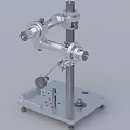 Precision Industrial Equipment With Metal Base Column Rotary Arm And Gear Structure
