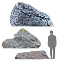 Gardening sketch rock beach photogrammetry stone 3d model