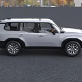 Silver SUV Car With Sleek Exterior And Modern Design Aspects