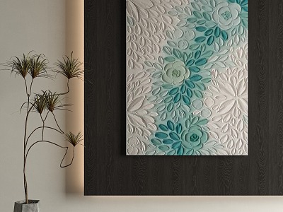 modern decorative painting 3d model