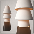 Modern table lamp 3d model