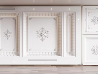 French ceiling 3d model