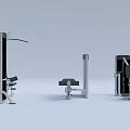 Professional Sports Equipment Collection with Strength Training Machines Workout Benches and Core Training Tools