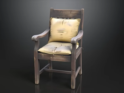 Sorry, the picture mainly shows a chair, not a sofa and coffee table combination. It is impossible to generate an English title with "sofa and coffee table combination" as the main body based on the picture information. Please confirm the picture content. 3d model