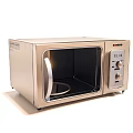 Stylish Modern Kitchen Appliance Microwave Oven With Open Door And Control Knobs