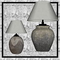 Quiet Wind Table Lamp 3d model