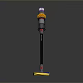 Colorful Cordless Vacuum Cleaner With Purple Yellow Blue Accents And Ergonomic Design