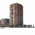 modern architecture 3d model