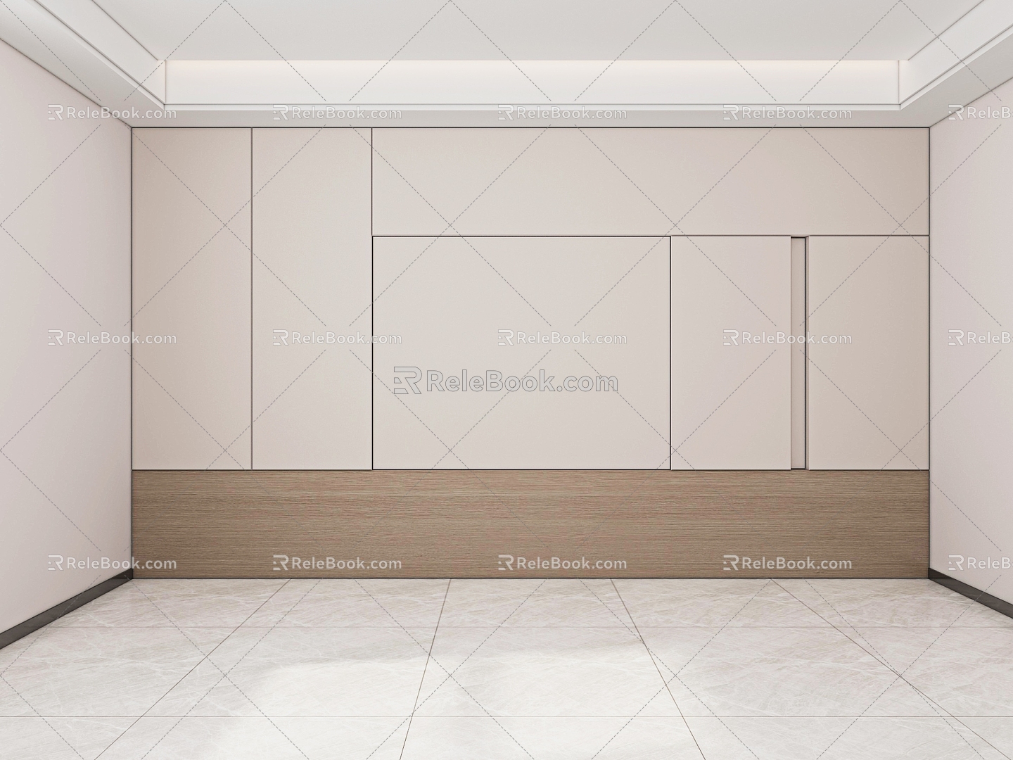 background wall 3d model