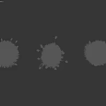 Collection of Various Green Shrubs With White Feathery Blooms on Black Background